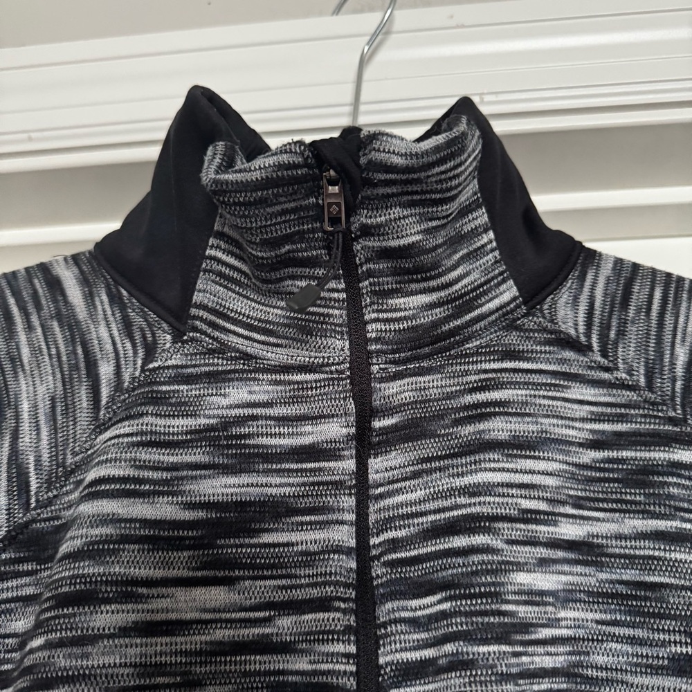 Columbia quarter zip black/grey size large - Picture 3 of 8